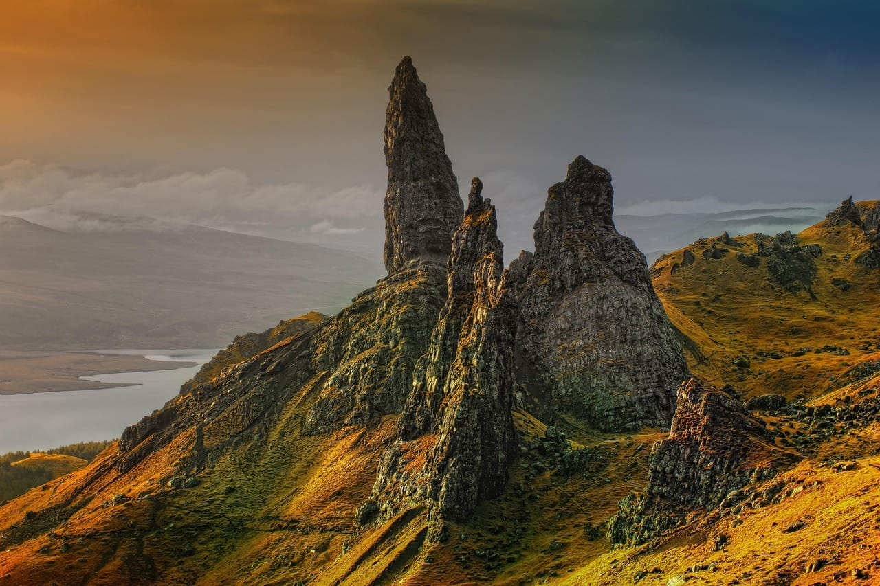 Walking the Isle of Skye in the rain